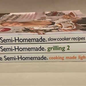 Sandra Lee Semi-Homemade Cookbooks, Cooking Made Light, Slow Cooker & Grilling